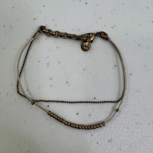 Chloe + Isabel Bracelet C + i Beaded Gold Tone Ball Chain Multi Strand Layered U